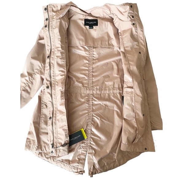 Marc New York Blush Utility Rain Coat - Picture 6 of 15